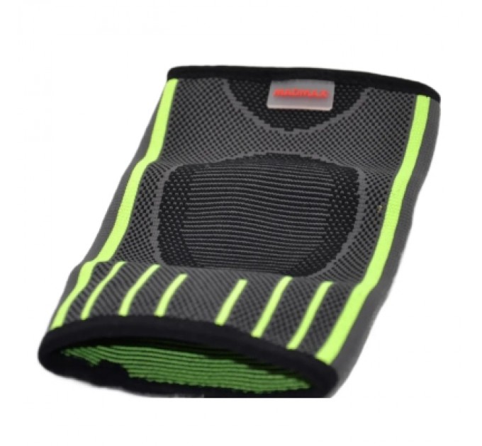 MadMax Фіксатор ліктя MadMax MFA-283 3D Compressive elbow support Dark grey/Neon green S (MFA-283_S)