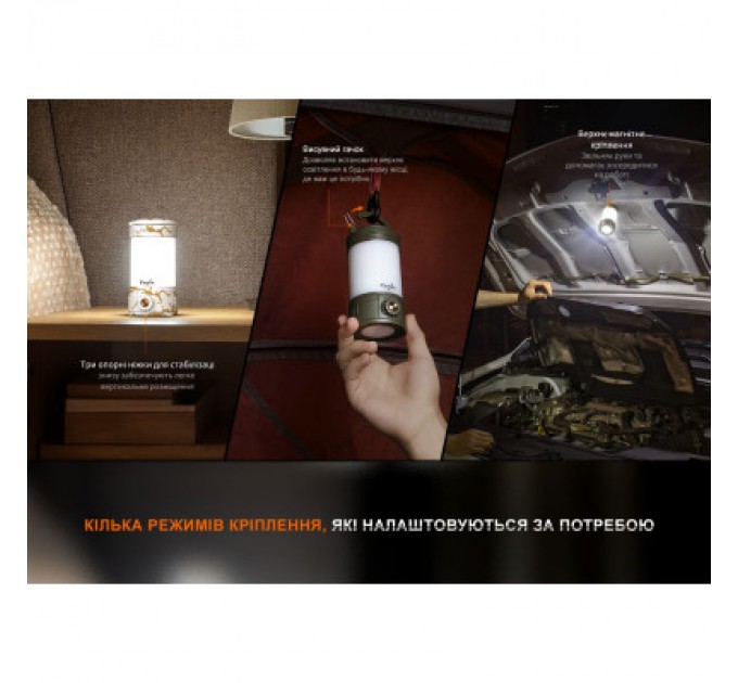 Ліхтар Fenix кемпінговий CL26R Pro Темно-зелений (CL26RPROGR)