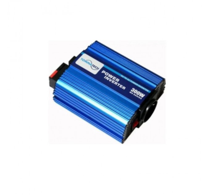 Tommatech Автомобільний інвертор 12V/220V MS-300 300W, approximate sinusoid, USB, Shuko Tommatech (29690)