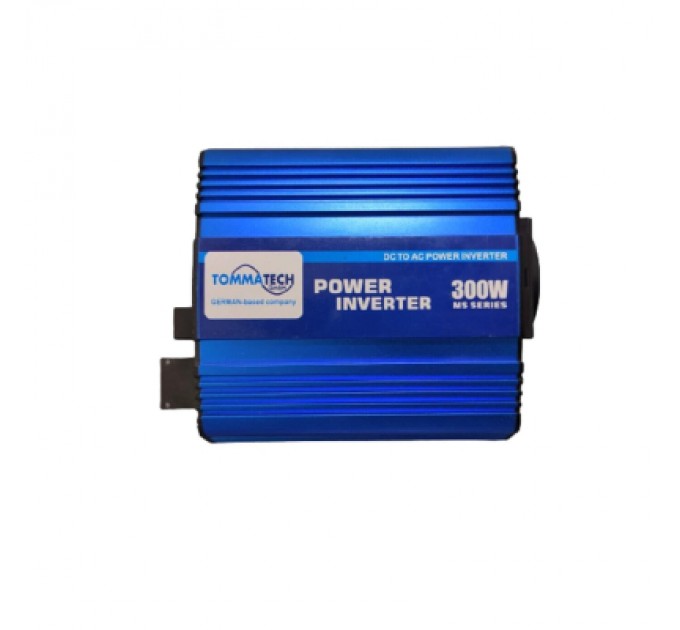 Tommatech Автомобільний інвертор 12V/220V MS-300 300W, approximate sinusoid, USB, Shuko Tommatech (29690)