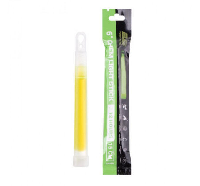Хімічне джерело світла 2E Tactical GS6, 15см, 12 годин, зелений (2E-CGS6-GN)