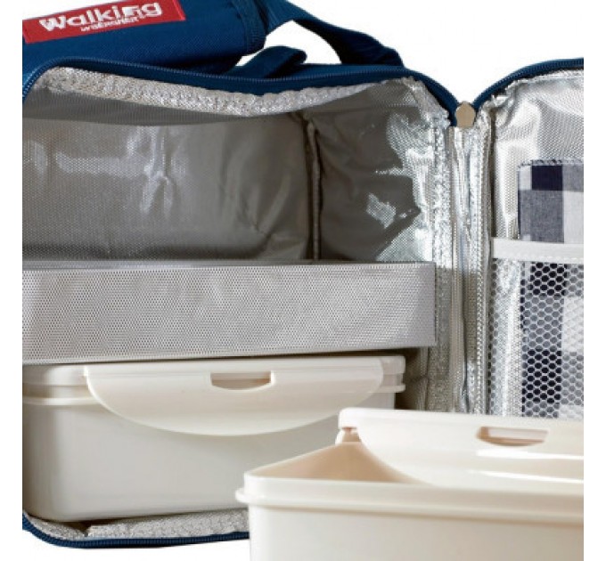 Bergner Набір для пікніка Bergner Walking business 23х22х13.5 см 5 предметів (BG-3652-BL)