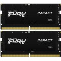 Kingston Fury (ex.HyperX) Модуль пам'яті для ноутбука SoDIMM DDR5 32GB (2x16GB) 5600 MHz Impact Black Kingston Fury (ex.HyperX) (KF556S40IBK2-32)