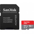 SanDisk Карта пам'яті SanDisk 64GB microSD Class 10 A1 R-140 (SDSQUAB-064G-GN6IA)
