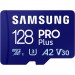 Карта пам'яті Samsung 128 GB microSDXC Pro Plus UHS-I U3 V30 A2 Class 10 + SD-adapter (MB-MD128SA/EU)
