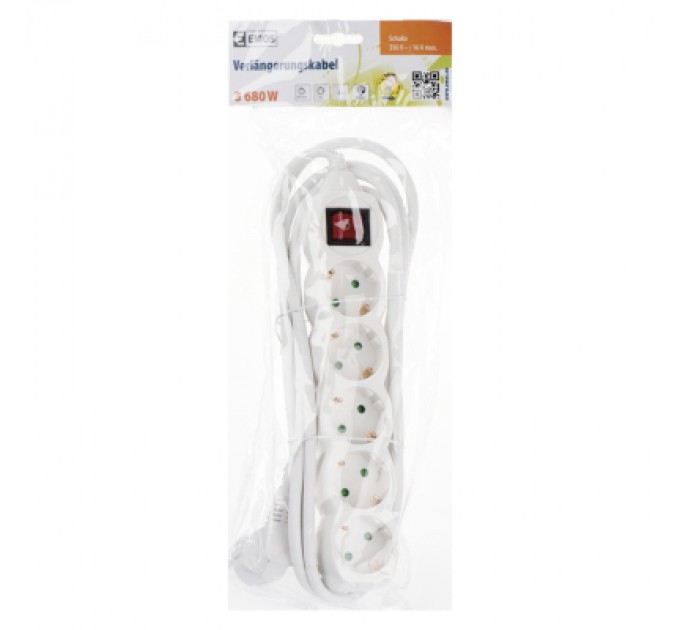 Мережевий подовжувач EMOS PC1523R (P1523R)