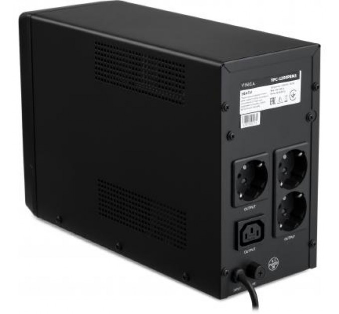 Vinga Пристрій безперебійного живлення Vinga LED 1200VA ( VPC-1200PRM3 ) (VPC-1200PRM3)