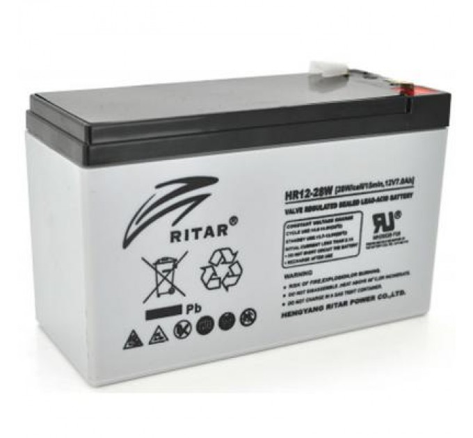 Ritar Батарея до ДБЖ Ritar HR1228W, 12V-7.0Ah (HR1228W)