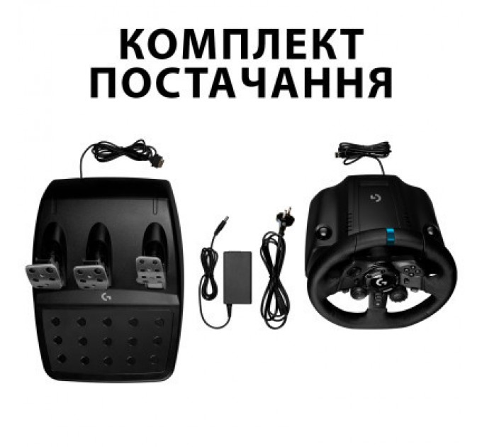 Кермо Logitech G923 Racing Wheel and Pedals for PS4 and PC (941-000149)