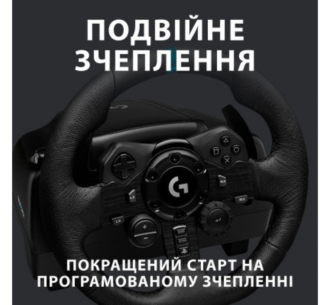Кермо Logitech G923 Racing Wheel and Pedals for PS4 and PC (941-000149)