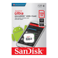 Карта пам'яті SanDisk 128GB microSD class 10 Ultra Light (SDSQUNR-128G-GN6MN)