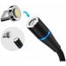ColorWay Дата кабель USB 2.0 AM to Lightning + Micro 5P + Type-C 1.0m Magnetic ColorWay (CW-CBUU038-BK)