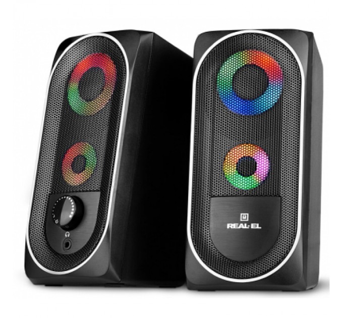 REAL-EL Акустична система REAL-EL S-110 USB Black