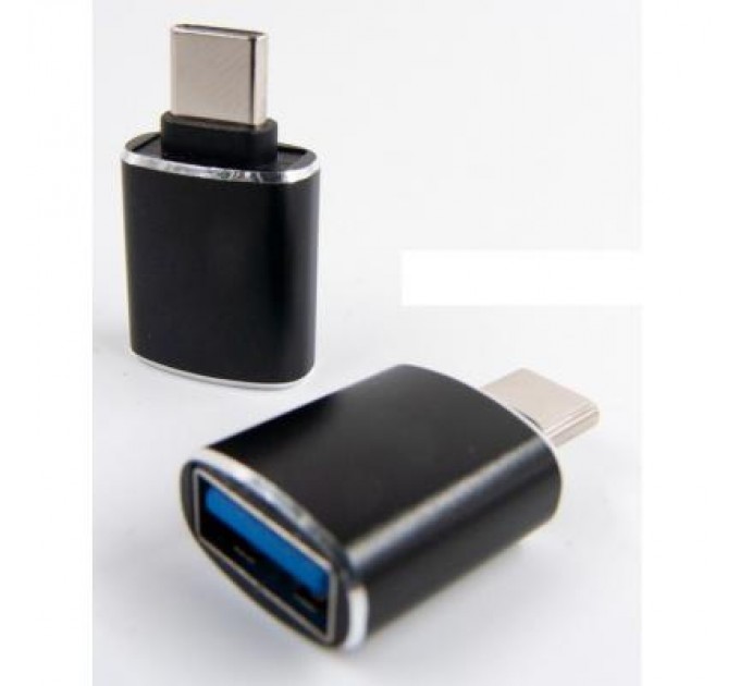 Dengos Перехідник OTG USB - Type-C grey Dengos (ADP-018)