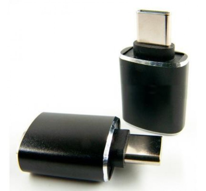 Dengos Перехідник OTG USB - Type-C grey Dengos (ADP-018)
