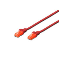 Патч-корд 2м, CAT 6 UTP, AWG 26/7, Cu, LSZH, red Digitus (DK-1617-020/R)