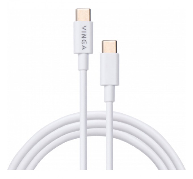 Vinga Дата кабель USB-C to USB-C 1.0m 45W PVC Vinga (VCPCTC45W)