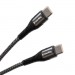 Дата кабель USB-C to USB-C 2.0m PD Fast Charging 65W 3A grey ColorWay (CW-CBPDCC039-GR)