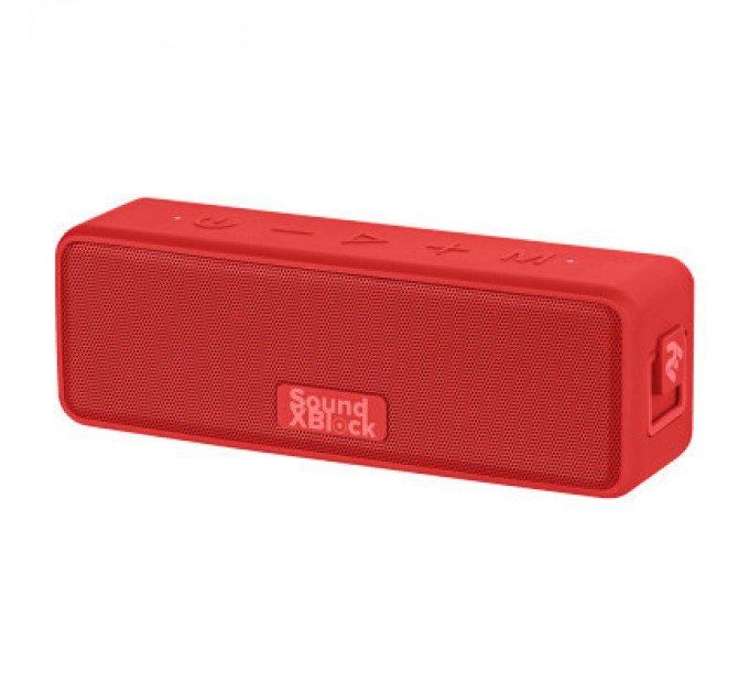 Акустична система 2E SoundXBlock TWS MP3 Wireless Waterproof Red (2E-BSSXBWRD)