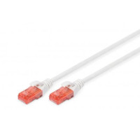 Патч-корд 3м, CAT 6 UTP, AWG 26/7, Cu, LSZH, white Digitus (DK-1617-030/WH)