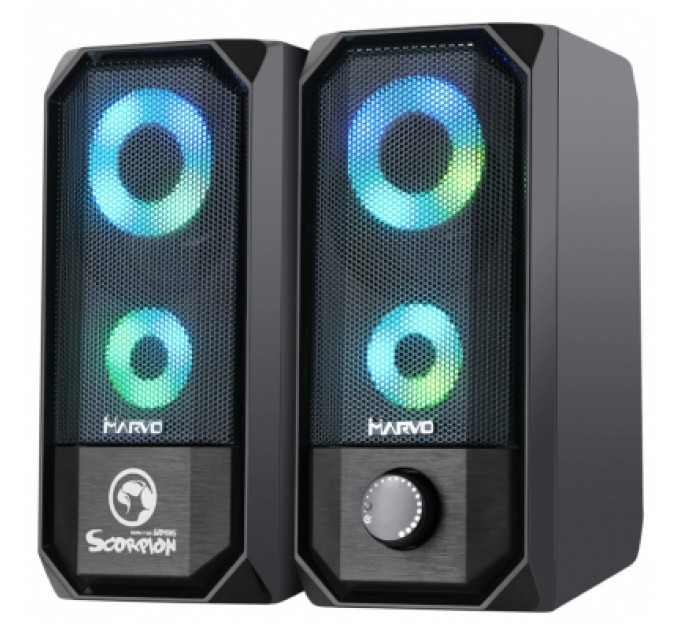 Marvo Акустична система Marvo SG-265 Multi-LED USB Black