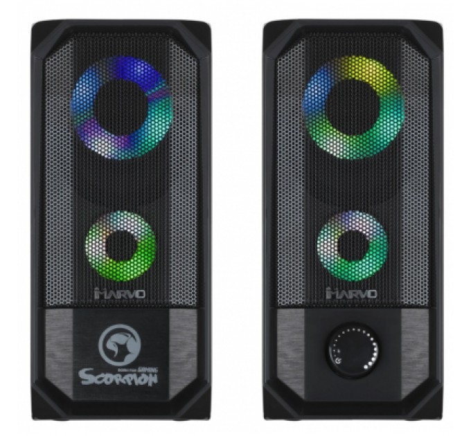 Marvo Акустична система Marvo SG-265 Multi-LED USB Black