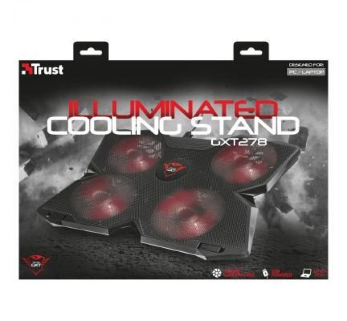 Trust Підставка до ноутбука Trust GXT 278 Notebook Cooling Stand (20817)