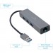 Адаптер USB-A to Gigabit Ethernet, 3 Ports USB 3.1 Gen1 Cablexpert (A-AMU3-LAN-01)