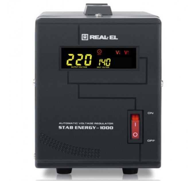 REAL-EL Стабілізатор REAL-EL STAB ENERGY-1000 (EL122400012)