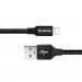 Дата кабель USB 2.0 AM to Lightning 0.25m black ColorWay (CW-CBUL048-BK)