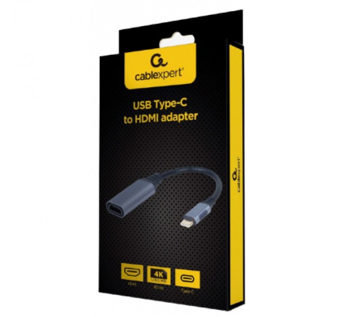 Cablexpert Перехідник USB-C to HDMI, 4К 60Hz Cablexpert (A-USB3C-HDMI-01)