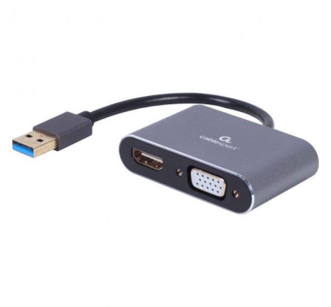 Cablexpert Перехідник USB-A to HDMI/VGA Cablexpert (A-USB3-HDMIVGA-01)