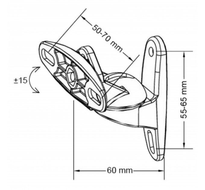 Walfix Кронштейн до акустики Walfix SM-1B