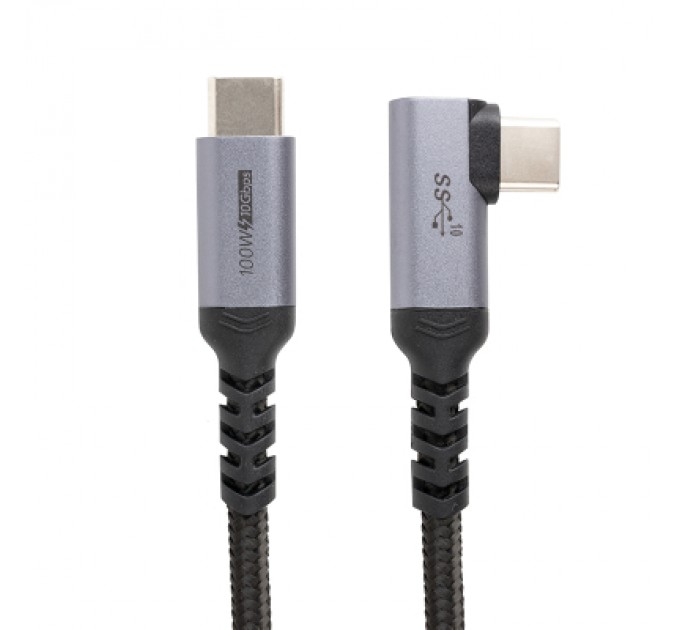 PowerPlant Дата кабель USB-C to USB-C 1.0m 10Gbps, 100W, 20V/ 5A, 4K/ 60HZ angel USB3.1 PowerPlant (CA913329)