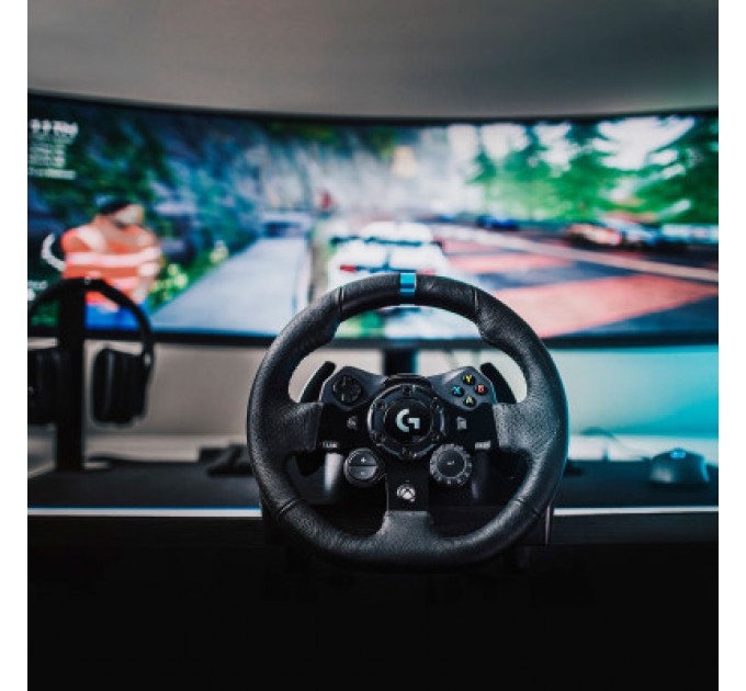 Кермо Logitech G923 Racing Wheel and Pedals for Xbox One and PC Black (941-000158)