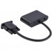 Cablexpert Перехідник Cablexpert VGA to HDMI/VGA+audio 3.5mm (A-VGA-HDMI-02)