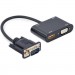 Cablexpert Перехідник Cablexpert VGA to HDMI/VGA+audio 3.5mm (A-VGA-HDMI-02)