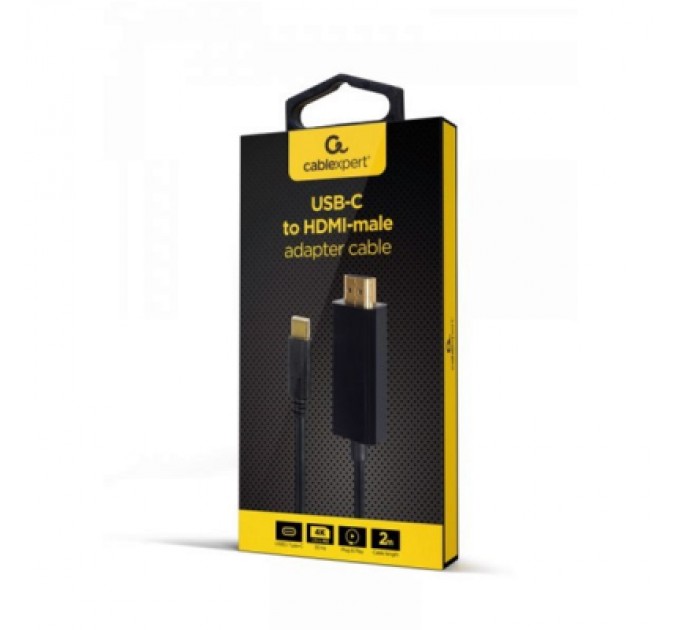 Cablexpert Перехідник Cablexpert USB-C to HDMI 4K60Hz 2m (A-CM-HDMIM-02)