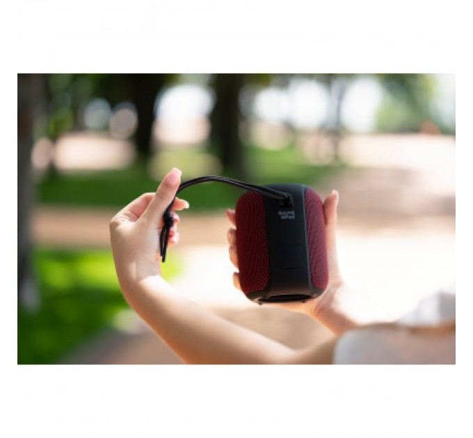2E Акустична система 2E SoundXPod TWS MP3 Wireless Waterproof Red (2E-BSSXPWRD)
