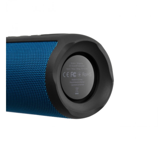 2E Акустична система 2E SoundXTube Plus TWS MP3 Wireless Waterproof Blue (2E-BSSXTPWBL)