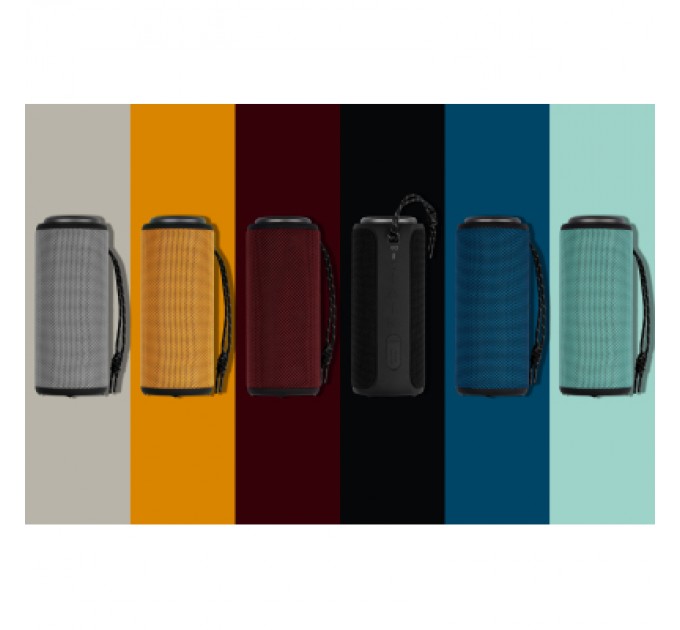 2E Акустична система 2E SoundXTube TWS MP3 Wireless Waterproof Grey (2E-BSSXTWGY)