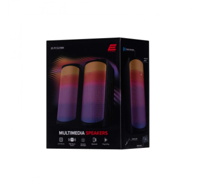 2E Акустична система 2E PCS231 RGB Matrix USB Black (2E-PCS231BK)