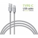 Intaleo Дата кабель USB 2.0 AM to Type-C 1.0m CBGNYT1 grey Intaleo (1283126489136)