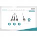 Digitus Дата кабель USB 2.0 AM to Lightning + Micro 5P + Type-C 1.0m charge only Digitus (AK-300160-010-S)