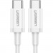 Дата кабель USB-C to USB-C 1.5m US264 18W ABS Cover White Ugreen (60519)