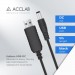 ACCLAB Кабель живлення USB to DC 5.5х2.5mm 9V 1A ACCLAB (1283126565113)