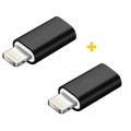 XoKo Перехідник MicroUSB to Lightning AC-005 2 pcs XoKo (XK-AC005-BK2)