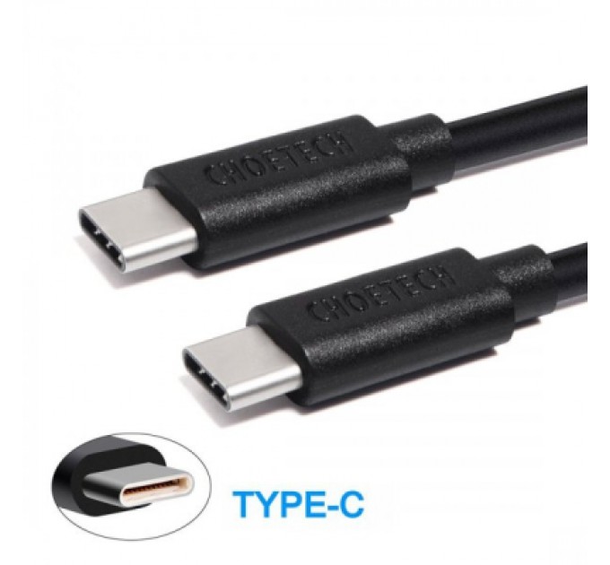 Дата кабель USB-C to USB-C 2.0m Choetech (CC0003)