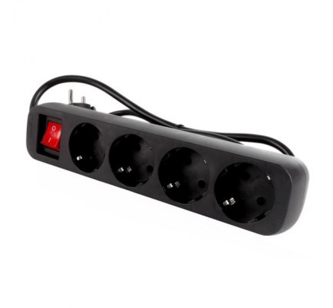 ColorWay Мережевий фільтр живлення ColorWay CW-PSEA42BK /2M black (CW-PSEA42BK)