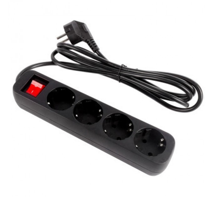 ColorWay Мережевий фільтр живлення ColorWay CW-PSEA42BK /2M black (CW-PSEA42BK)